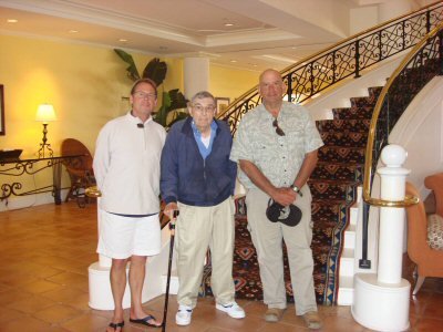 Left to right: Ron Arnold, Dr. Beyster, Paul Kouris
