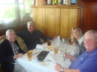 John Dudzinsky (Lantana Development), Mindy, Robert, and me in Santa Monica